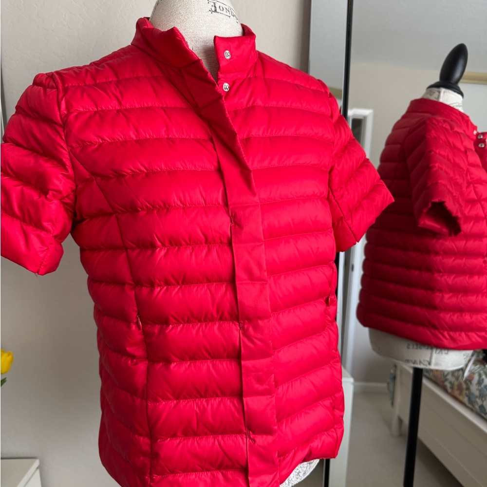 J. McLaughlin Red Puffer Jacket